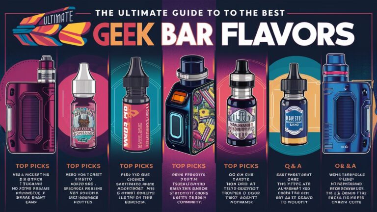 The Ultimate Guide to the Best Geek Bar Flavors: Top Picks Reviews and FAQs