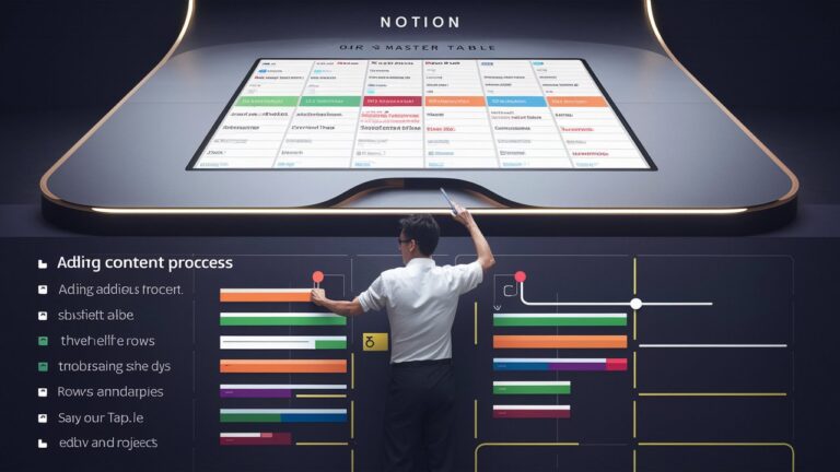 Mastering Notion: How to Add Content Below a Table